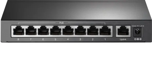 TP-LINK  SWITCH 9 PUERTOS 10/100M 8 PUERTOS POE (TL-SF1009P)                                                                         