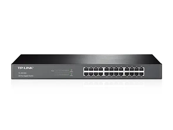 TP-LINK SWITCH 24 PUERTOS GIGABIT Rackmount (TL-SG1024)                                                 