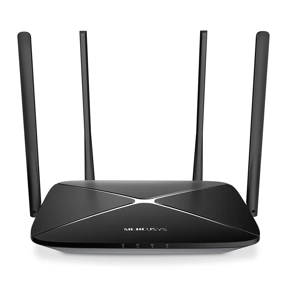 MERCUSYS ROUTER WIFI AC12G DOBLE BANDA DUALBAND GIGABIT AC1300 4 ANTENAS
