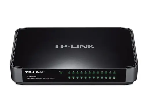 [PT00000879] TP-LINK SWITCH 24 PUERTOS Desktop 10/100 FAST ETHERNET (TL-SF1024M)                                                                 