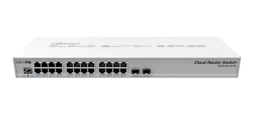 [PT00000840] MIKROTIK CRS326-24G-2S+RM RouterOS o SwitchOS 24 PUERTOS GIBABIT 2 PUERTOS SFP+                                         